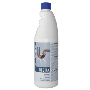 DESTAX  botella 1 litro. Desatascador quimico.                                                                                                                                                                                             